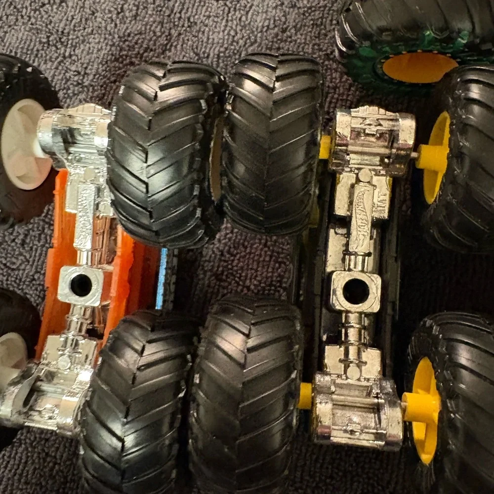 5 Hot Wheels Monster Truck Toy lot. Multicolors.
